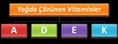 Biyoloji Vitaminler Biyolojide Yağda Eriyen Vitaminler